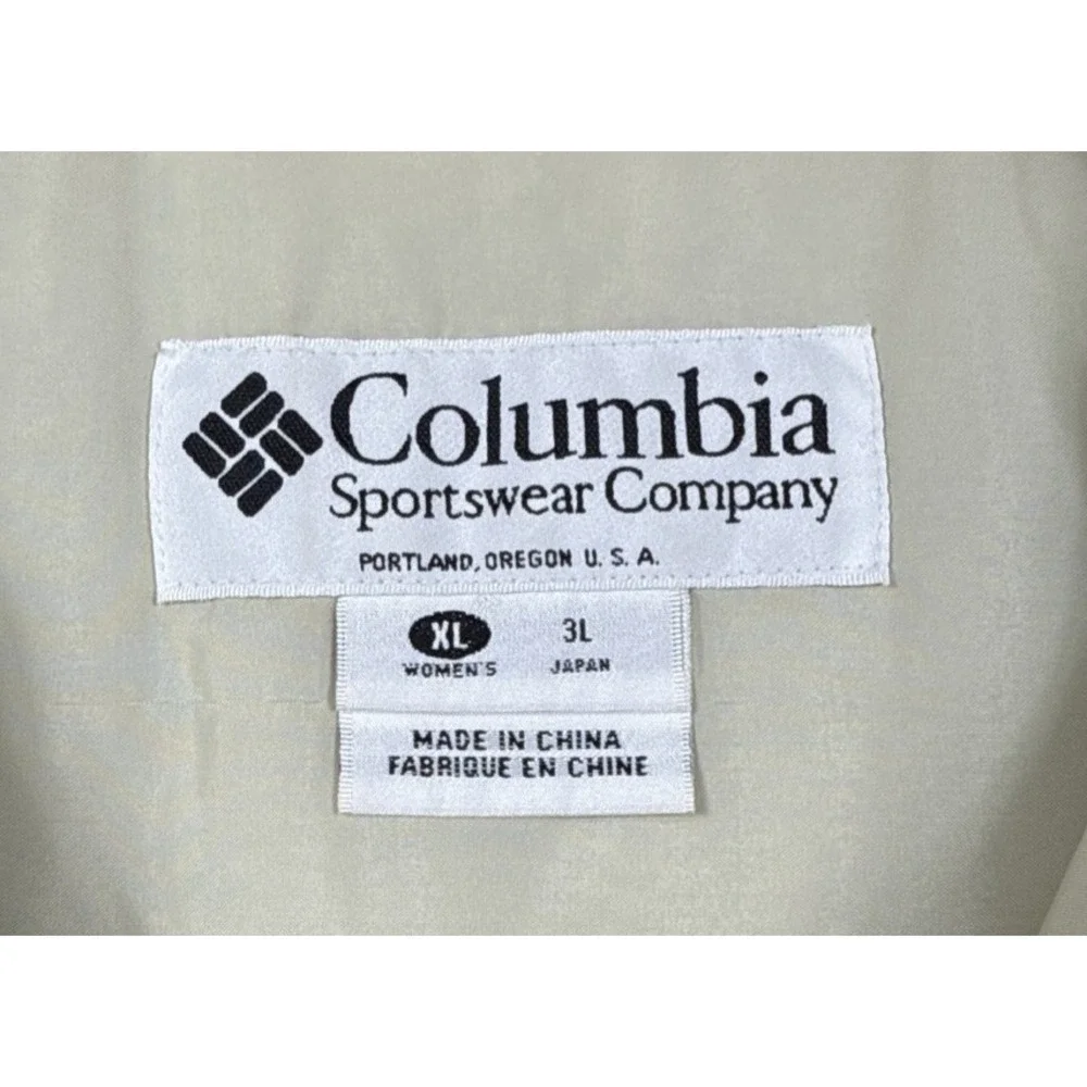 Vintage 1990s Columbia‎ Women XL Insulated Pullover Jacket Hooded Winter